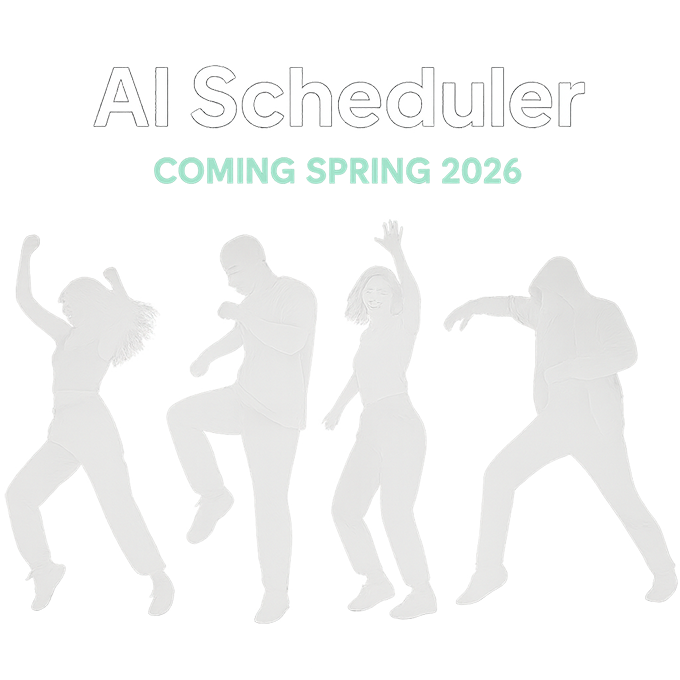 AI scheduler preview in DanceSchoolHub